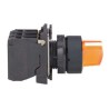 Schneider Electric Knob Selector Switch SPDT 3 Positions 22mm Cutout Diameter Illuminated Harmony XB5 XB5AK135B5