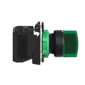 Schneider Electric Knob Selector Switch SPDT Illuminated 3 Positions 22mm Cutout Diameter Harmony XB5 Series XB5AK133B5