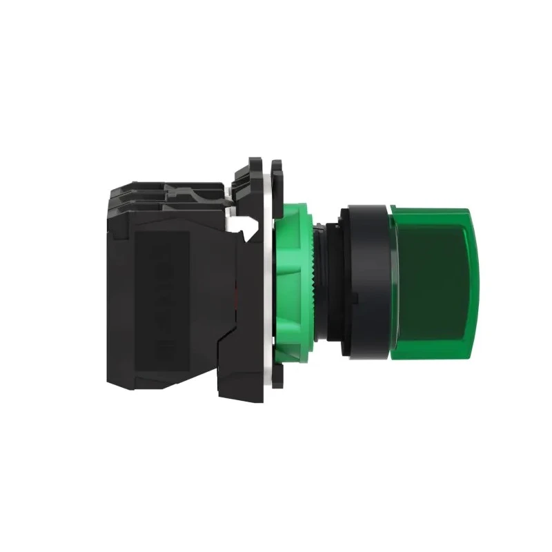 Schneider Electric Knob Selector Switch SPDT Illuminated 3 Positions 22mm Cutout Diameter Harmony XB5 Series XB5AK133B5