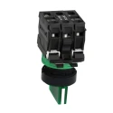 Schneider Electric Knob Selector Switch SPDT Illuminated 3 Positions 22mm Cutout Diameter Harmony XB5 Series XB5AK133B5