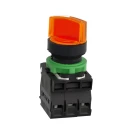 Schneider Electric Knob Selector Switch SPDT 22 mm Cutout Diameter Illuminated 2 Positions XB5AK125B5