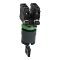 Schneider Electric Industrial 3-Position Slow Break Key Switch 2 NO 10A Screw Terminal IP66 IP69K IP67 IP69 455 Key XB5AG33