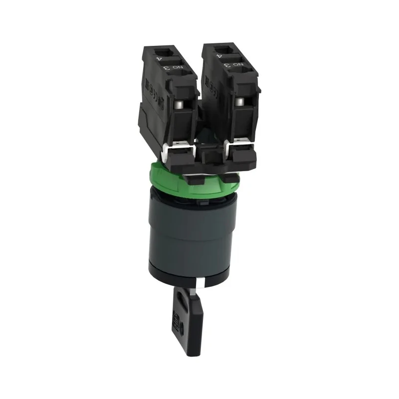 Schneider Electric Industrial 3-Position Slow Break Key Switch 2 NO 10A Screw Terminal IP66 IP69K IP67 IP69 455 Key XB5AG33