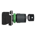 Schneider Electric Industrial 3-Position Slow Break Key Switch 2 NO 10A Screw Terminal IP66 IP69K IP67 IP69 455 Key XB5AG33