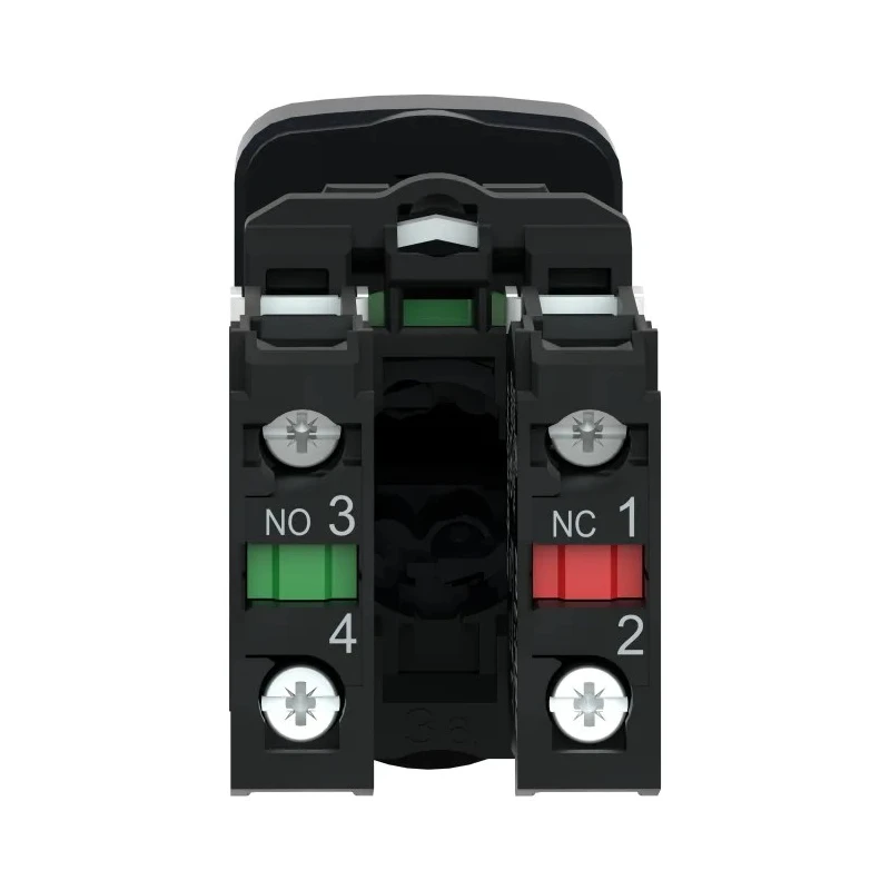 Schneider Electric Harmony XB5 Series Push Button Switch, Slow Break, Panel Mount, 22 mm Cutout, SPDT XB5AL73415