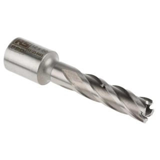 RS PRO High Speed Steel Magnetic Drill Bit Cutter Diameter 12 mm Cutting Depth 50 mm Straight Flute Bright Finish 123-8493
