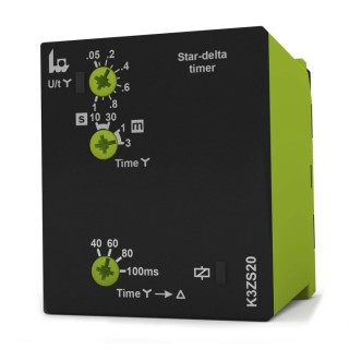 Tele K3ZS20 Series Timer Relay, 2-Contact, 12 to 240 V dc/ac, 1 s to 3 min, 1-Function, DPDT Switch K3ZS20