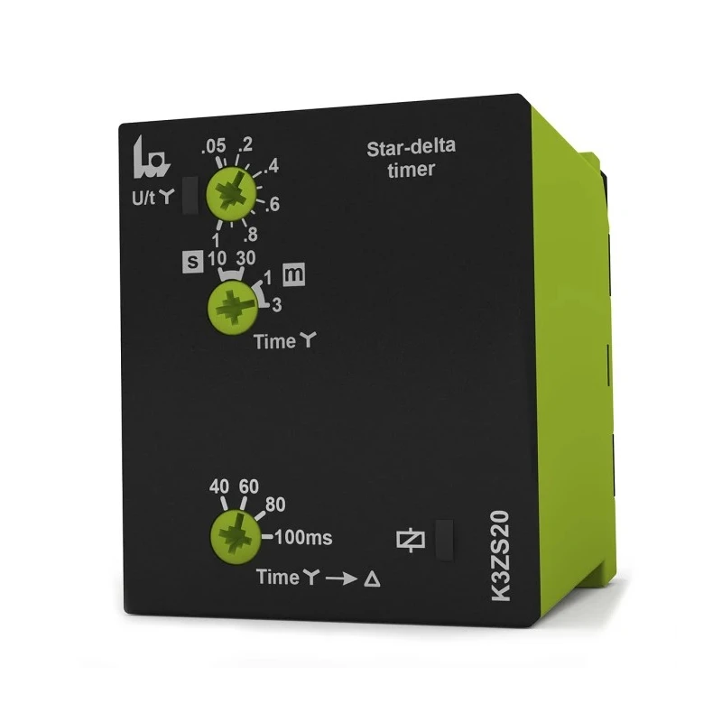 Tele K3ZS20 Series Timer Relay, 2-Contact, 12 to 240 V dc/ac, 1 s to 3 min, 1-Function, DPDT Switch K3ZS20