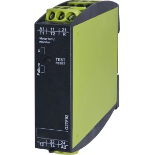 Tele GAMMA Series Temperature Monitoring Relay, 1 Phase, DPDT, DIN Rail Mount, 24V AC, 240V AC G2TF02 24-240VAC/DC