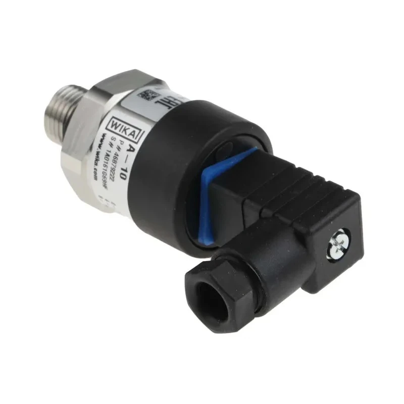 WIKA Industrial Pressure Sensor A-10 Series Analogue Output 0-10 bar, Accuracy ±0.5%, IP67, 5-35V, Model 46879222