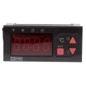RS PRO Panel Mount On-Off Temperature Controller 1 Input, 2 Output Relay 24V AC/DC 124-1048