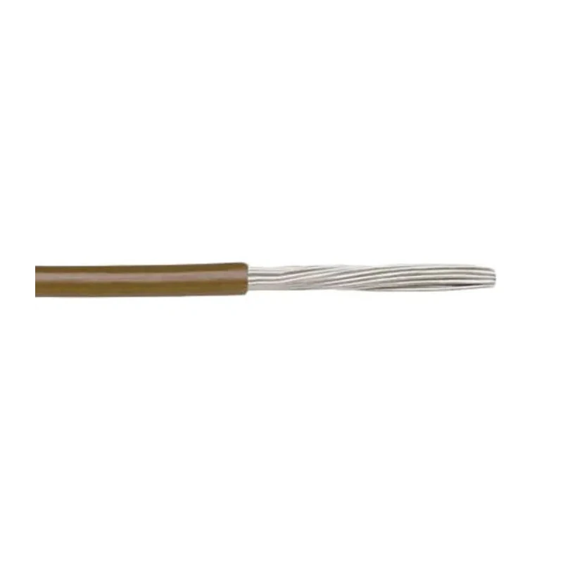 Alpha Wire Hookup Wire PVC Series Brown, 18 AWG, 16/0.25 mm Core Strands, 305 m, Tinned Copper, Flame Retardant 3055 BR001