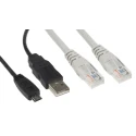 Crouzet Cable & Connector 3 m M3 Soft V3.0 AC8 88970591