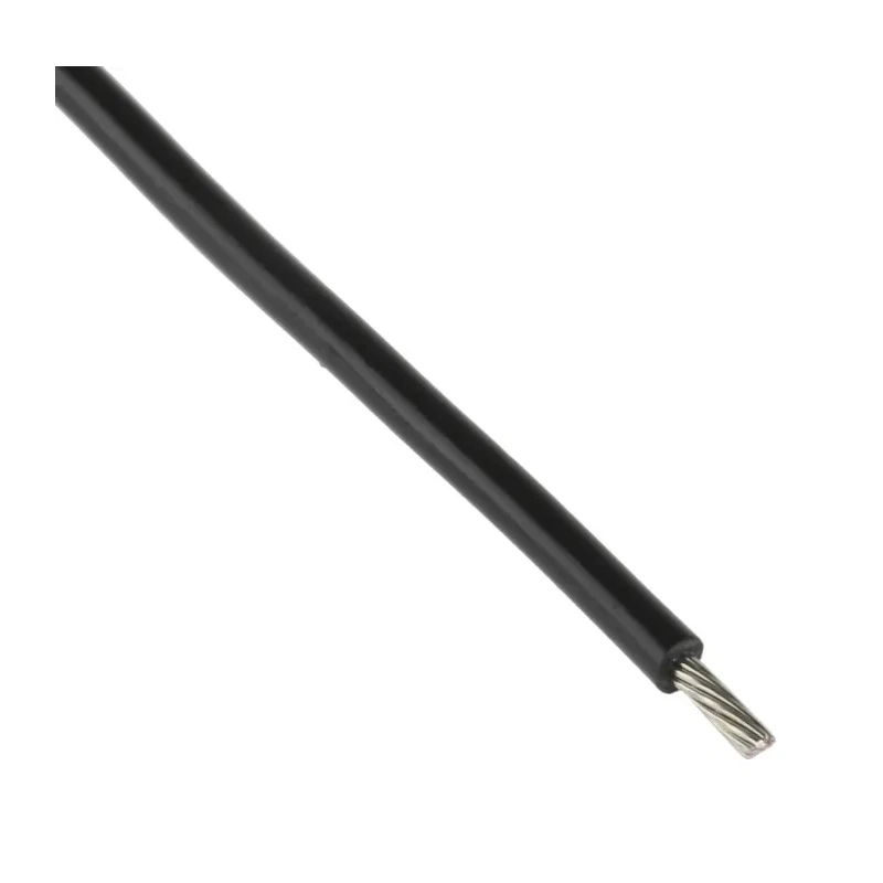 Alpha Wire Hookup Wire PVC Series Black, 20 AWG, 10/0.25 mm Core Strands, 305 m, 300V, Flame Retardant, UL 3053 BK001