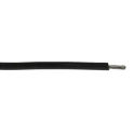 Alpha Wire Hookup Wire PVC Series Black, 20 AWG, 10/0.25 mm Core Strands, 305 m, 300V, Flame Retardant, UL 3053 BK001