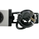 Bodo Ehmann 12 Gang Extension Lead, Type F German Schuko Socket, 16A, 250V, 1.5m Cable 0600X00122031