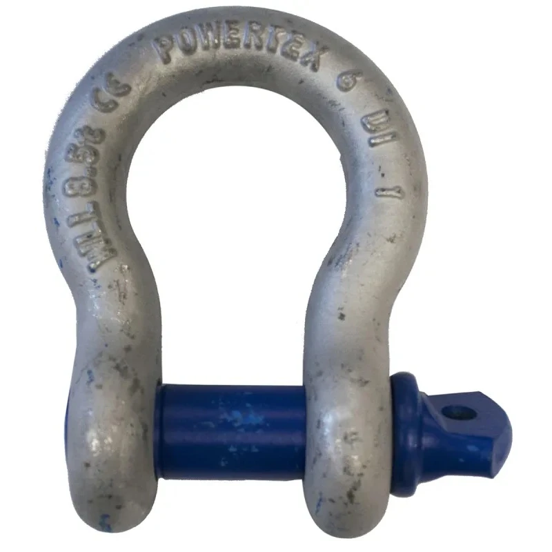 RS PRO Bow Shackle Alloy Steel Hot Dip Galvanised 8.5 t Safe Working Load 96mm Length 124-4819