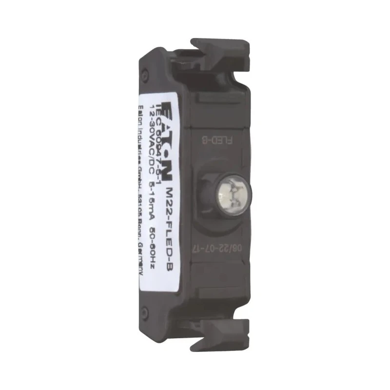 Eaton RMQ Titan M22 Series LED Light Block Blue Illuminated Push-in Terminal 12-30 V ac/dc 15mA 180796 M22-FLED-B