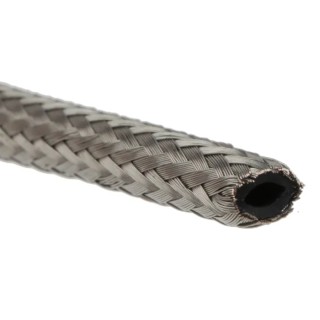 TE Connectivity Expandable Braided Copper Silver Cable Sleeve 10m Length 3.5-7.5mm Diameter RayBraid RAY-101-4.0(10)CK0610
