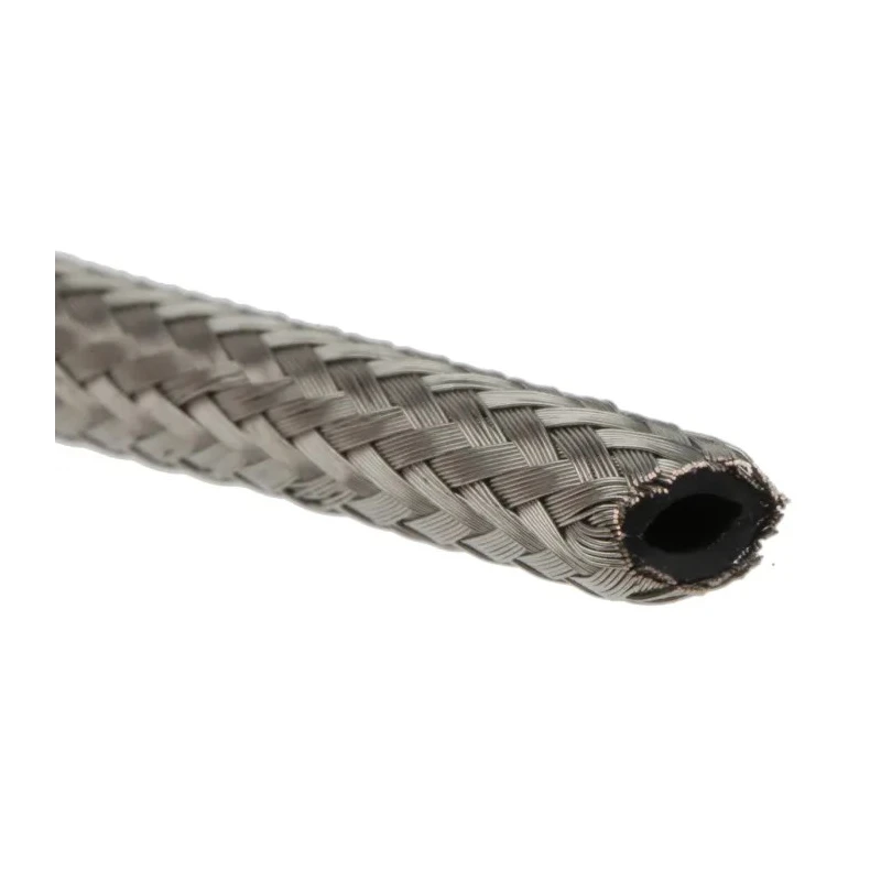 TE Connectivity Expandable Braided Copper Silver Cable Sleeve 10m Length 3.5-7.5mm Diameter RayBraid RAY-101-4.0(10)CK0610