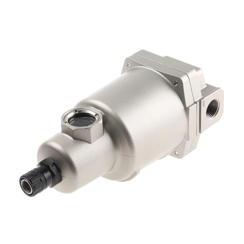 SMC Pneumatic Separator G 1/2 Port Size 1500 L/min Flow Rate 0.15 MPa to 1.5 MPa Operating Pressure AMG350C-F04D