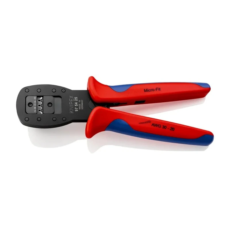 Knipex Crimping Tool for Micro Plugs in the Micro-Fit Series From Molex LLC 97 54 25