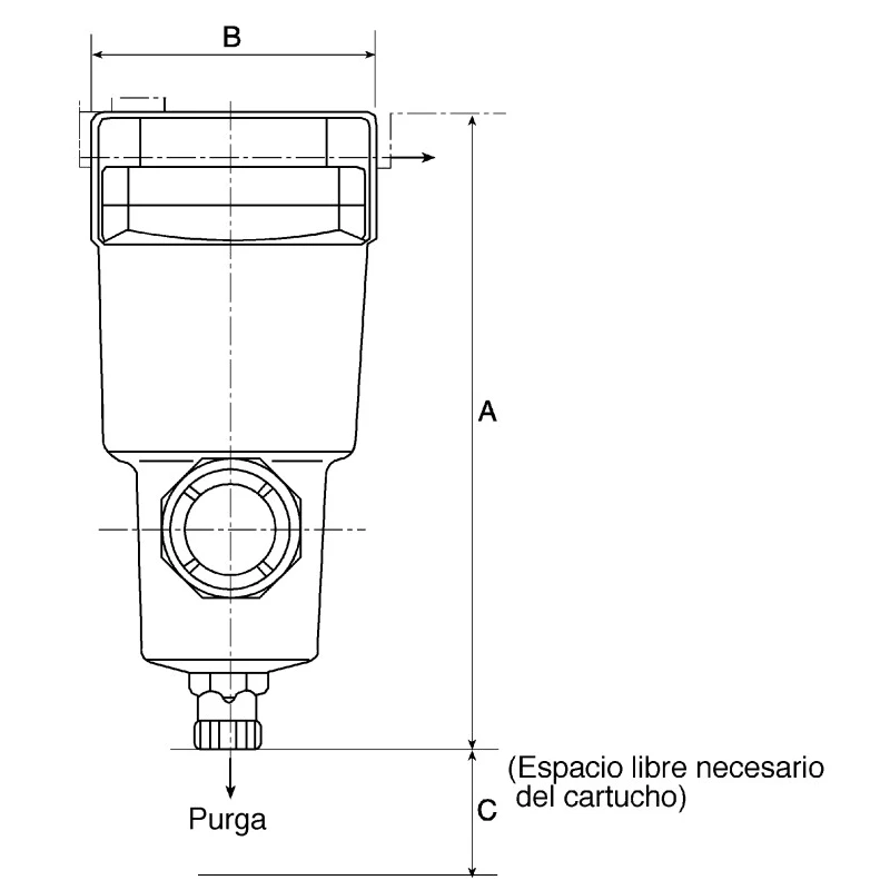 SMC Pneumatic Separator G 1/2 Port Size 1500 L/min Flow Rate 0.15 MPa to 1.5 MPa Operating Pressure AMG350C-F04D