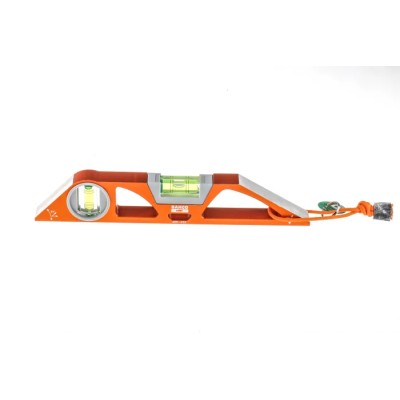 Bahco Aluminium Magnetic Straight Spirit Level 250mm with 2 Vials ±0.5 mm/m Accuracy TAH466-250