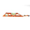 Bahco Aluminium Magnetic Straight Spirit Level 250mm with 2 Vials ±0.5 mm/m Accuracy TAH466-250
