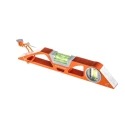 Bahco Aluminium Magnetic Straight Spirit Level 250mm with 2 Vials ±0.5 mm/m Accuracy TAH466-250
