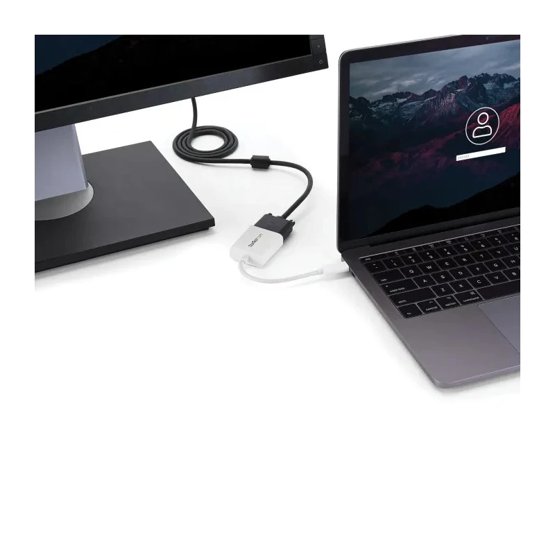 RS PRO USB-C to VGA Video Adapter USB 3.1 Thunderbolt 3 Compatible 1920x1200 Resolution CDP2VGAW