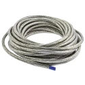 TE Connectivity Expandable Braided Copper Silver Cable Sleeve 10m Length 4.5mm-9.5mm Diameter RayBraid RAY-101-6.0(10)CK0610
