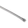 TE Connectivity Expandable Braided Tin Plated Copper Silver Cable Sleeve 10m Length 5 mm Diameter RAY-101-3.0(10)CK0610
