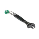Bahco Adjustable Spanner 20 mm Jaw Capacity, 158mm Overall Length, Rubber Grip Handle TAH9070