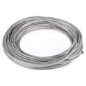 TE Connectivity Expandable Braided Tin Plated Copper Silver Cable Sleeve 10m Length 5 mm Diameter RAY-101-3.0(10)CK0610
