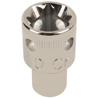 Bahco 1/2 in Drive 10 mm 12 Point Square Socket, Polished Alloy Steel, 38mm Overall Length TAH16B-10