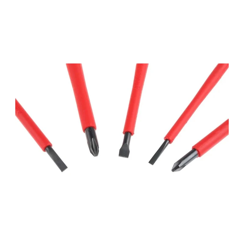 Bahco Phillips and Slotted Insulated Screwdriver Set 5-Piece, IEC 60900, VDE Approved, 1000 V, B220.005