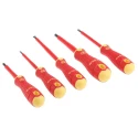Bahco Phillips and Slotted Insulated Screwdriver Set 5-Piece, IEC 60900, VDE Approved, 1000 V, B220.005