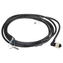 RS PRO Sensor Actuator Cable Female 5 Way Right Angle to Unterminated 2m 60V IP67 124-7072