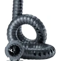 Igus Cable Trunking Black, 34.5mm Width, 1m Length, 50mm Minimum Bend Radius, Igumid NB TRC.30.050.0
