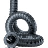 Igus Cable Trunking Black, 34.5mm Width, 1m Length, 50mm Minimum Bend Radius, Igumid NB TRC.30.050.0