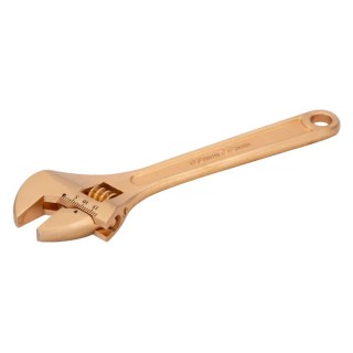 Bahco Adjustable Wrench 36 mm Jaw Capacity 300 mm Overall Length Metal Handle Non-Sparking NSB001-300