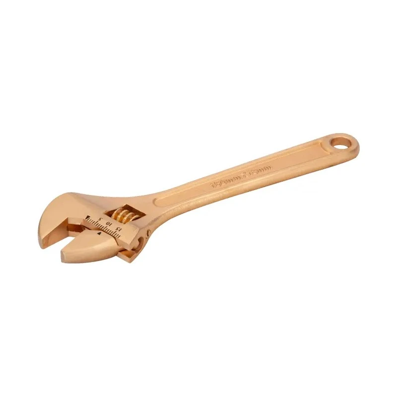 Bahco Adjustable Wrench 36 mm Jaw Capacity 300 mm Overall Length Metal Handle Non-Sparking NSB001-300