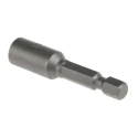 RS Pro Hex Socket Screwdriver Bit, 6.35 mm Drive Size, 7 mm Tip Size, 50 mm Overall Length, Magnetic 1-Piece 125-0402