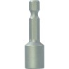 RS PRO Hex Socket Screwdriver Bit 6.35 mm Drive Size, 9 mm Head Size, 50 mm Overall Length Model 125-0404