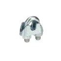 RS PRO Wire Rope Grip Carbon Steel U-Bolt, Steel Bridge, 5 mm Wire Diameter 124-4800