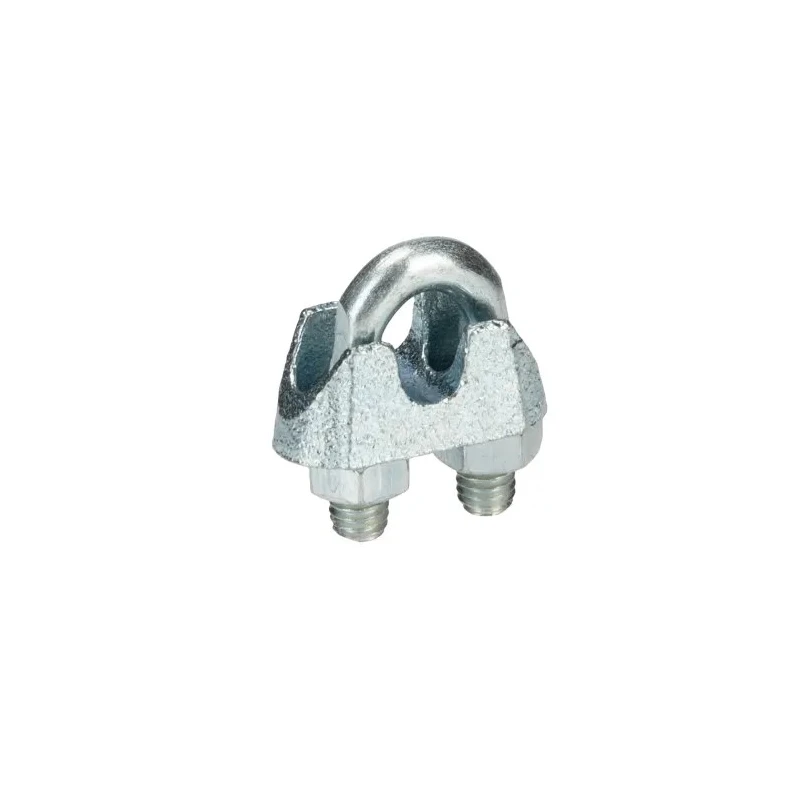 RS PRO Wire Rope Grip Carbon Steel U-Bolt, Steel Bridge, 5 mm Wire Diameter 124-4800