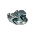 RS PRO Wire Rope Grip Carbon Steel U-Bolt, Steel Bridge, 5 mm Wire Diameter 124-4800