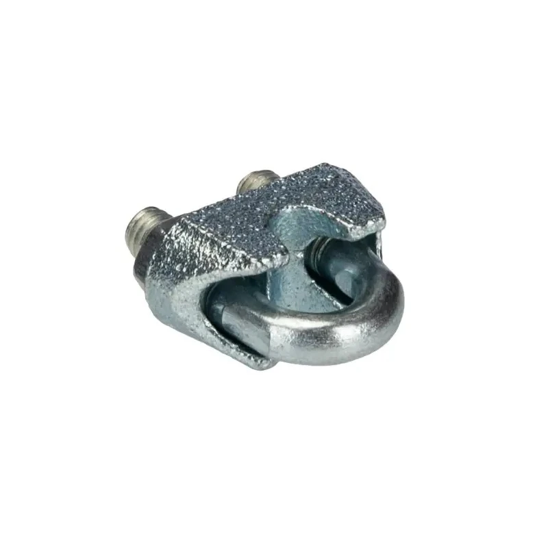 RS PRO Wire Rope Grip Carbon Steel U-Bolt, Steel Bridge, 5 mm Wire Diameter 124-4800