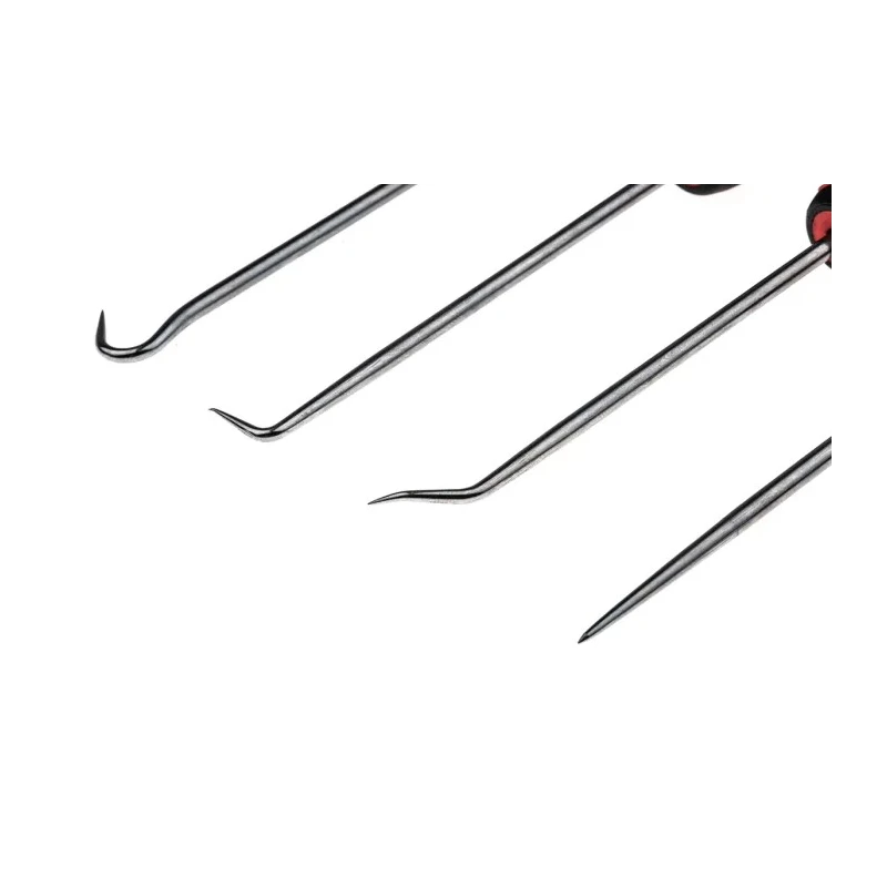 RS PRO 4 Piece Hook & Pick Set Ergonomic Screwdriver Style Handles Stainless Steel Blades 125-0935